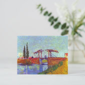 Van Gogh - The Langlois Bridge at Arles Postkarte (Stehend Vorderseite)