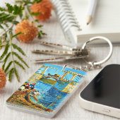 Van Gogh - The Langlois Bridge at Arles Schlüsselanhänger (Vorderseite rechts)