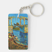 Van Gogh - The Langlois Bridge at Arles Schlüsselanhänger (Rückseite)