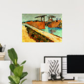 Van Gogh - The Langlois Bridge with Road Poster (Heimbüro)