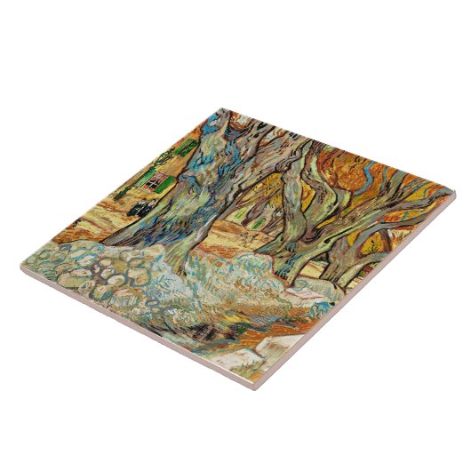 Van Gogh - The Large Plane Trees Fliese (Seite)