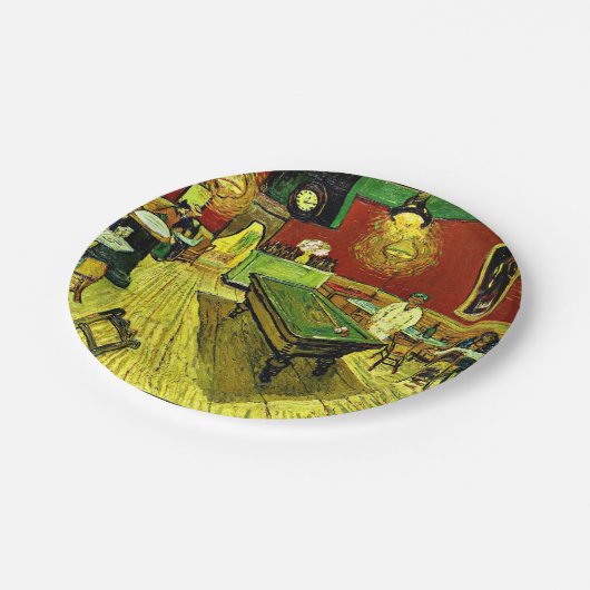 Van Gogh - The Night Café, Pappteller (Schrägansicht)