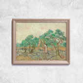 Van Gogh The Olive Orchard Baum Alte Kunst Poster