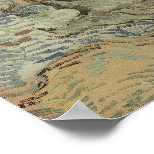 Van Gogh The Olive Orchard Baum Alte Kunst Poster (Ecke)