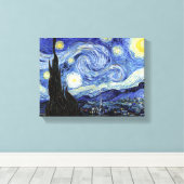 Van Gogh The Starry Night Leinwanddruck (Insitu (Holzboden))