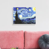 Van Gogh The Starry Night Leinwanddruck (Insitu (Wohnzimmer))