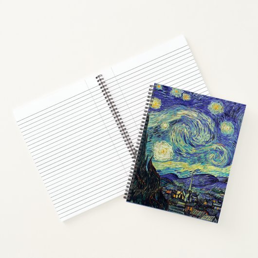 Van Gogh The Starry Night Notebook Notizblock (Innenseite)