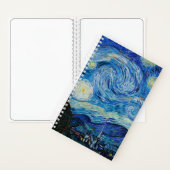 Van Gogh "The Starry Night" Notizblock (Innen)