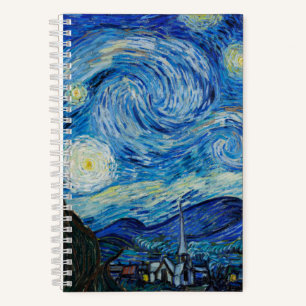Van Gogh "The Starry Night" Notizblock