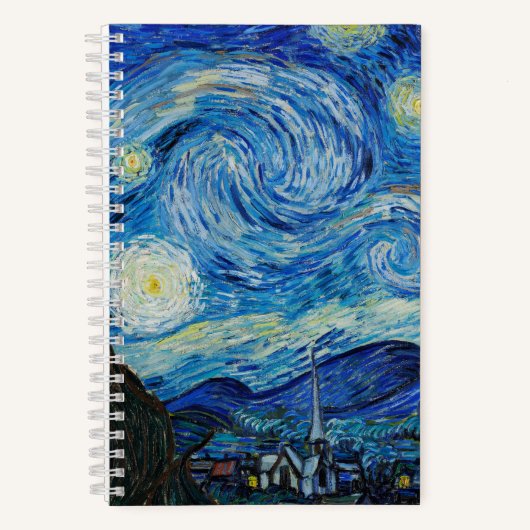 Van Gogh "The Starry Night" Notizblock (Vorderseite)