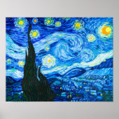 Van Gogh The Starry Night Poster (Vorne)