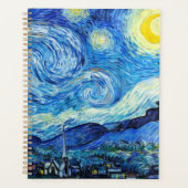 Van Gogh The Starry Night Week/Monatsplaner Planer (Vorderseite)