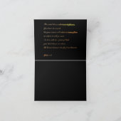 Van Gogh - The Starry Night - White Christmas Card Karte (Innenseite)