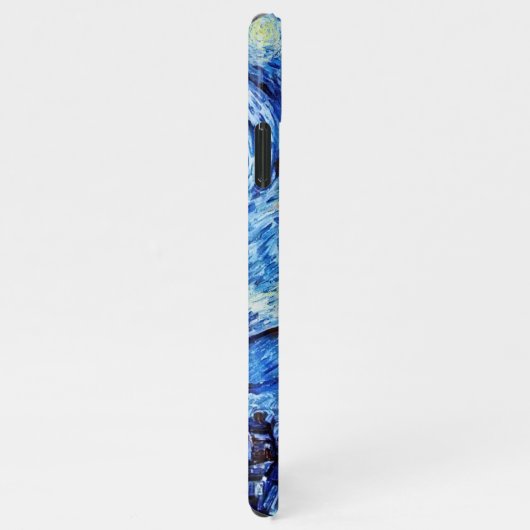 Van Gogh - The Starry Night - White Christmas iPho iPhone Hülle (Rechte Seite)