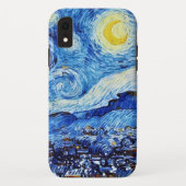 Van Gogh - The Starry Night - White Christmas Post Case-Mate iPhone Hülle (Rückseite)