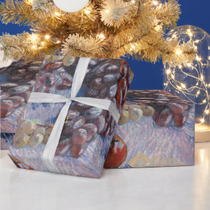 Van Gogh Trauben und Äpfel Stillleben Kunstprint Geschenkpapier