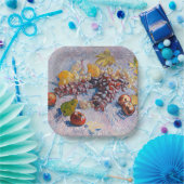 Van Gogh - Trauben, Zitronen, Birnen und Äpfel, Pappteller (Party)