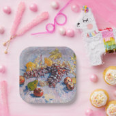 Van Gogh - Trauben, Zitronen, Birnen und Äpfel, Pappteller (Party)