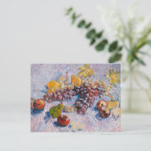 Van Gogh - Trauben, Zitronen, Birnen und Äpfel Postkarte (Stehend Vorderseite)