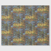 Van Gogh Trees im Garten, klassischer Impressionis Geschenkpapier (Flach)