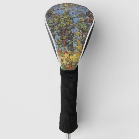 Van Gogh Trees im Garten, klassischer Impressionis Golf Headcover (Vorderseite)