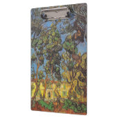 Van Gogh Trees im Garten, klassischer Impressionis Klemmbrett (Links)
