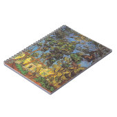 Van Gogh Trees im Garten, klassischer Impressionis Notizblock (Linke Seite)