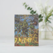 Van Gogh Trees im Garten, klassischer Impressionis Postkarte (Stehend Vorderseite)