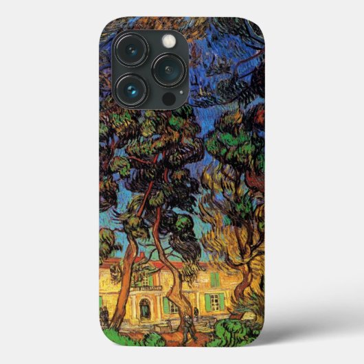 Van Gogh Trees im Garten, Saint Paul Hospital Case-Mate iPhone Hülle (Rückseite)