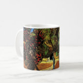 Van Gogh Trees im Garten, Saint Paul Hospital Kaffeetasse (Vorderseite Links)