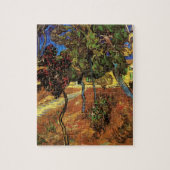 Van Gogh Trees im Garten, Saint Paul Hospital Puzzle (Vertikal)