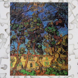 Van Gogh Trees im Garten, Saint Paul Hospital Puzzle