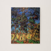 Van Gogh Trees im Garten, Saint Paul Hospital Puzzle (Vertikal)