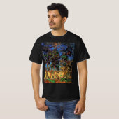 Van Gogh Trees im Garten, Saint Paul Hospital T-Shirt (Vorne ganz)