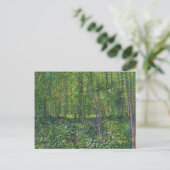 Van Gogh Trees und UnderGrowth Postkarte (Stehend Vorderseite)
