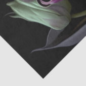 Van Gogh Tulips, Tief lila fantasievoller Garten Seidenpapier (Detail)