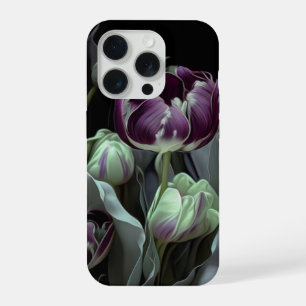 Van Gogh Tulpen, Tief violetter fantasievoller Gar iPhone 15 Pro Hülle