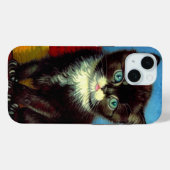 Van Gogh Tuxedo Cat Case-Mate iPhone Hülle (Rückseite (Horizontal))