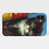 Van Gogh Tuxedo Cat Case-Mate iPhone Hülle (Rückseite (Horizontal))