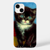 Van Gogh Tuxedo Cat Case-Mate iPhone Hülle (Rückseite)