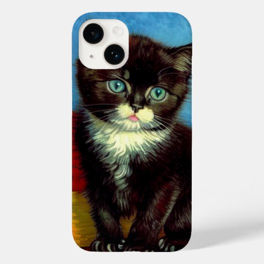 Van Gogh Tuxedo Cat Case-Mate iPhone Hülle (Rückseite)