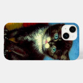 Van Gogh Tuxedo Cat Case-Mate iPhone Hülle (Rückseite (Horizontal))