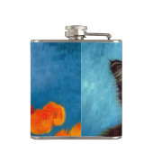 Van Gogh Tuxedo Cat Flachmann (Rückseite)