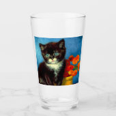 Van Gogh Tuxedo Cat Glas (Vorderseite)