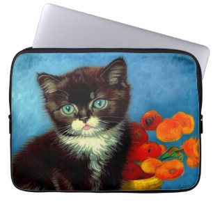 Van Gogh Tuxedo Cat Laptopschutzhülle