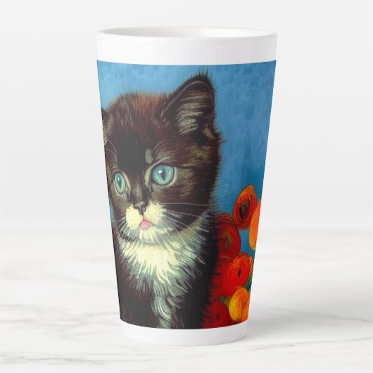 Van Gogh Tuxedo Cat Milchtasse (Vorderseite)