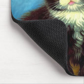 Van Gogh Tuxedo Cat Mousepad (Ecke)