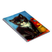 Van Gogh Tuxedo Cat Notizblock (Rechte Seite)