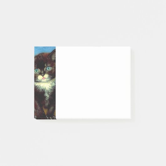 Van Gogh Tuxedo Cat Post-it Klebezettel (Vorderseite)