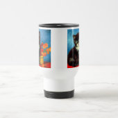 Van Gogh Tuxedo Cat Reisebecher (Mittel)